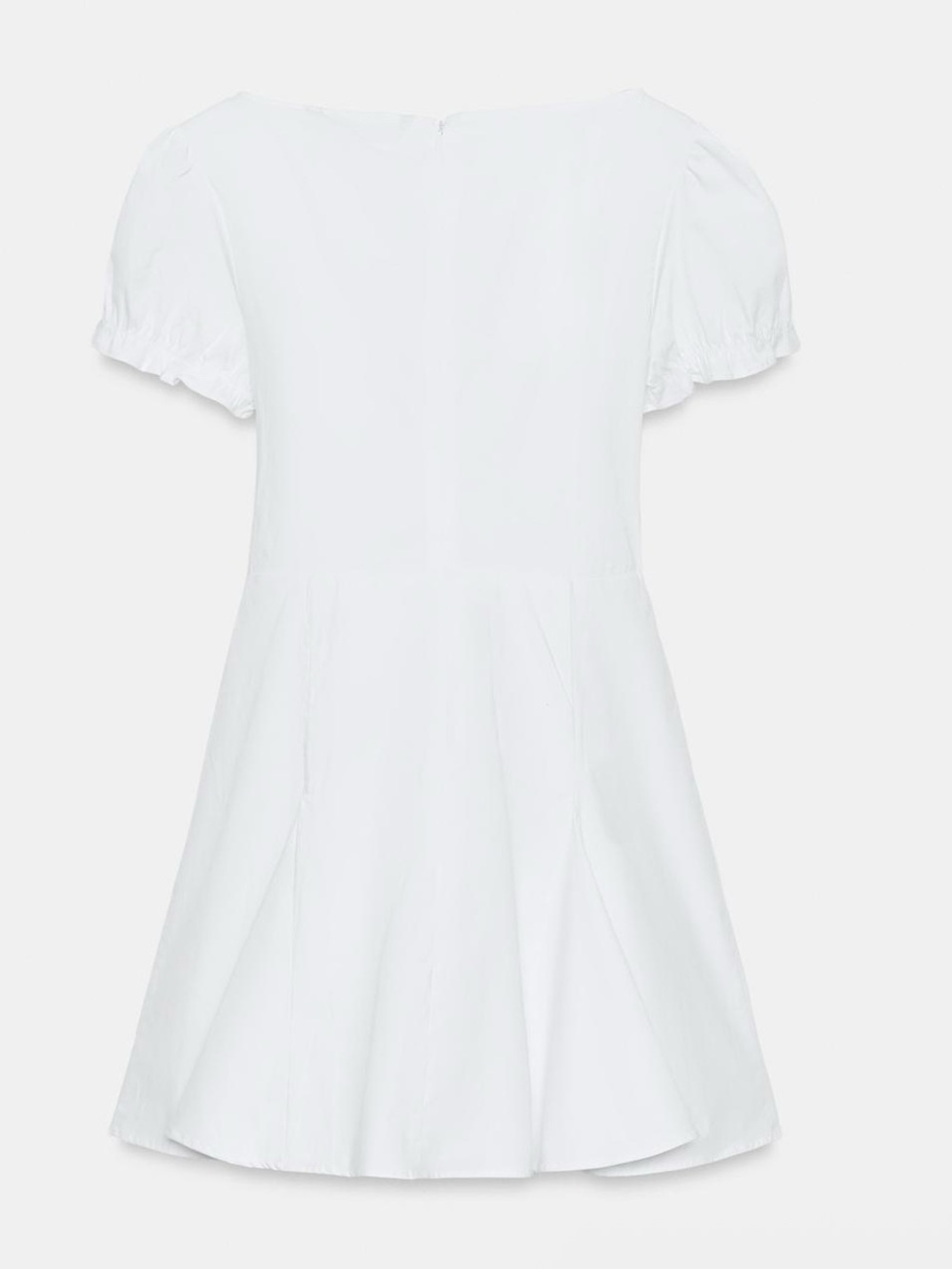 ZARA SHORT POPLIN DRESS - Picture 10 of 11